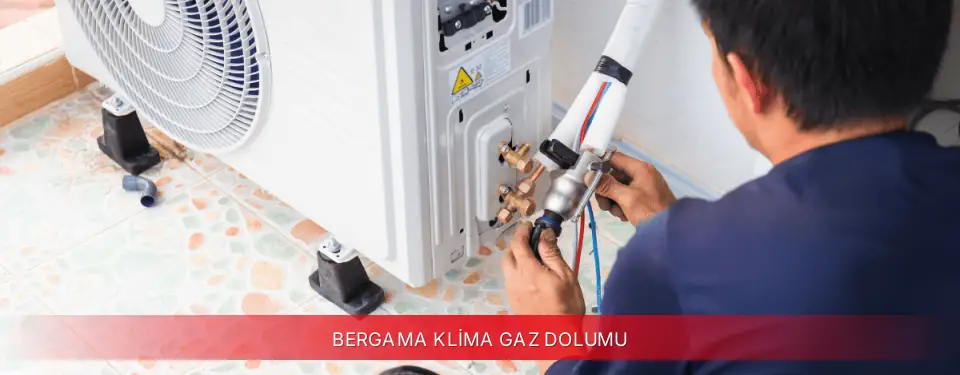 Bergama İlçemi Awox Klima Gaz Dolumu